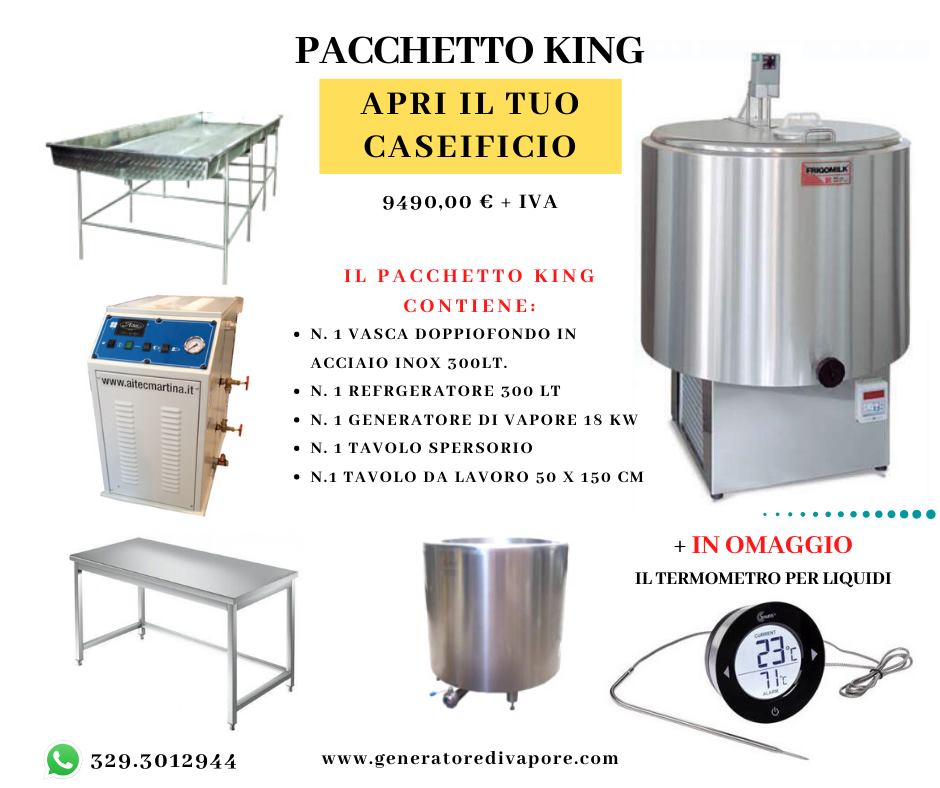 pacchetto king caseificio aitec